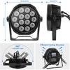 U`King 70W 14 LED Waterproof Par Light Stage Light, RGBW DMX512 Auto Mode Voice Activated, Stylish, Compact, Freestanding Dimmable, Sound Activated an
