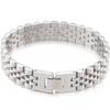316L Stainless Steel Bracelet for Man Women 15MM Wide Link Watch Chain Men's Bracelets Necklaces Mannen Armband Hand Accessories