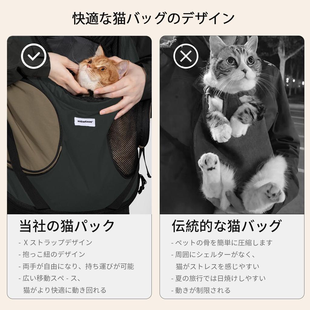 Переноска для собак и кошек, рюкзак для питомца с переноской спереди, с регулируемым плечевым ремнем и водонепроницаемым нейлоном, легкий, идеально подходит для больницы и экстренных случаев с