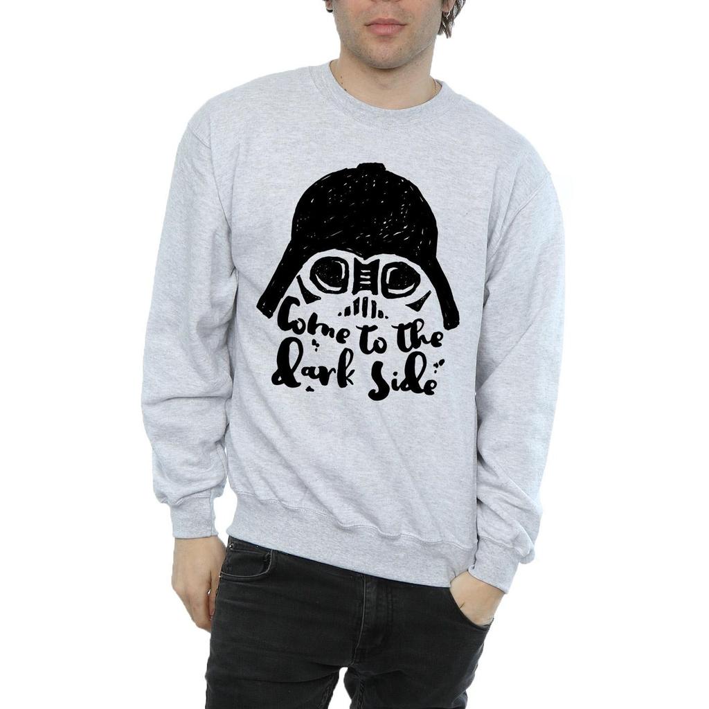 STAR WARS Mens Darth Vader Come To The Dark Side Sketch Sweatshirt