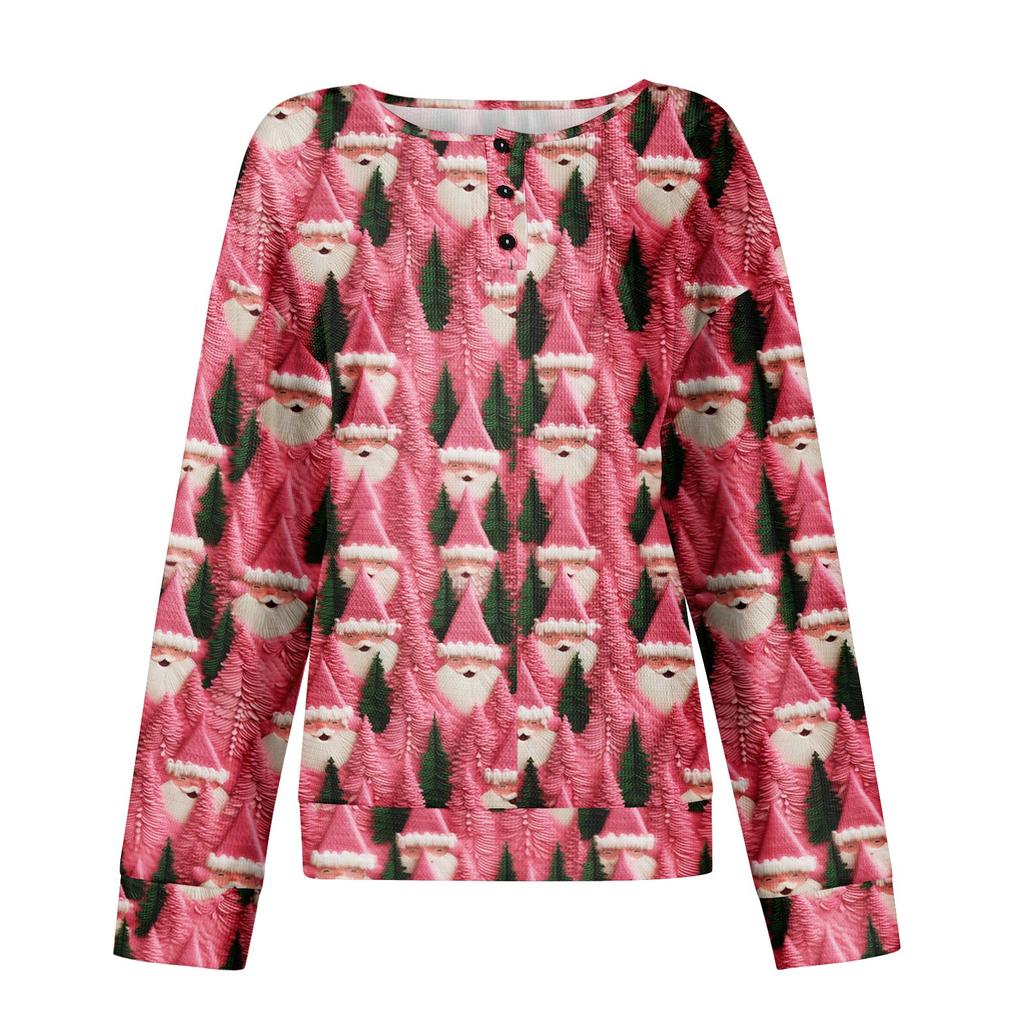 Женские повседневные рубашки с длинным рукавом, топы на пуговицах с V-образным вырезом, свободный трикотаж, осенние фавориты для женщин