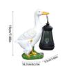 LED Duck Solar Lantern Warm Light Solar Garden Statue Durable Animal Figurine Lantern  Landscape