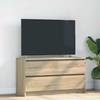 VidaXL TV Cabinet Sonoma Oak 100x35x54 Cm Engineered Wood, TV Stand, Hi-fi Cabinet, Entertainment Center, TV Sideboard, 861807
