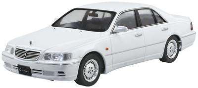 Aoshima Bunka Kyozai Серия масштабных моделей автомобилей 137 Nissan Y33 Cima 1996 Пластиковая модель-конструктор 1/24 Нет. (Формованный цвет)