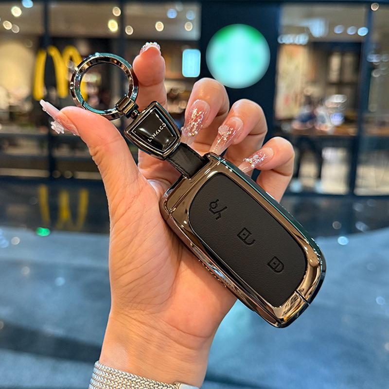 Кожано-металлический чехол для ключей Lynk & Co 900 для модели Z10 2025 года, брелок-пульт