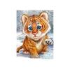 Cat Tiger Moneky Diamond Needlework DIY 5D Animal Rhinestone Painting Crystal Embroidery Home Office Stitch