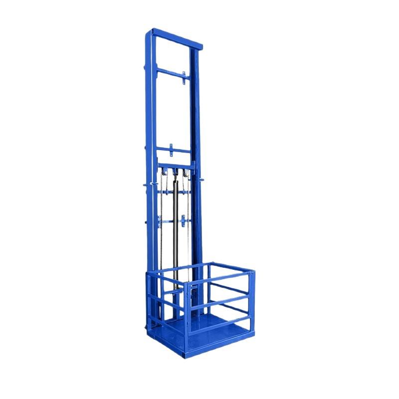 Compact Hydraulic Cargo Lift: Indoor/Outdoor Warehouse Freight Elevator & Loading Platform