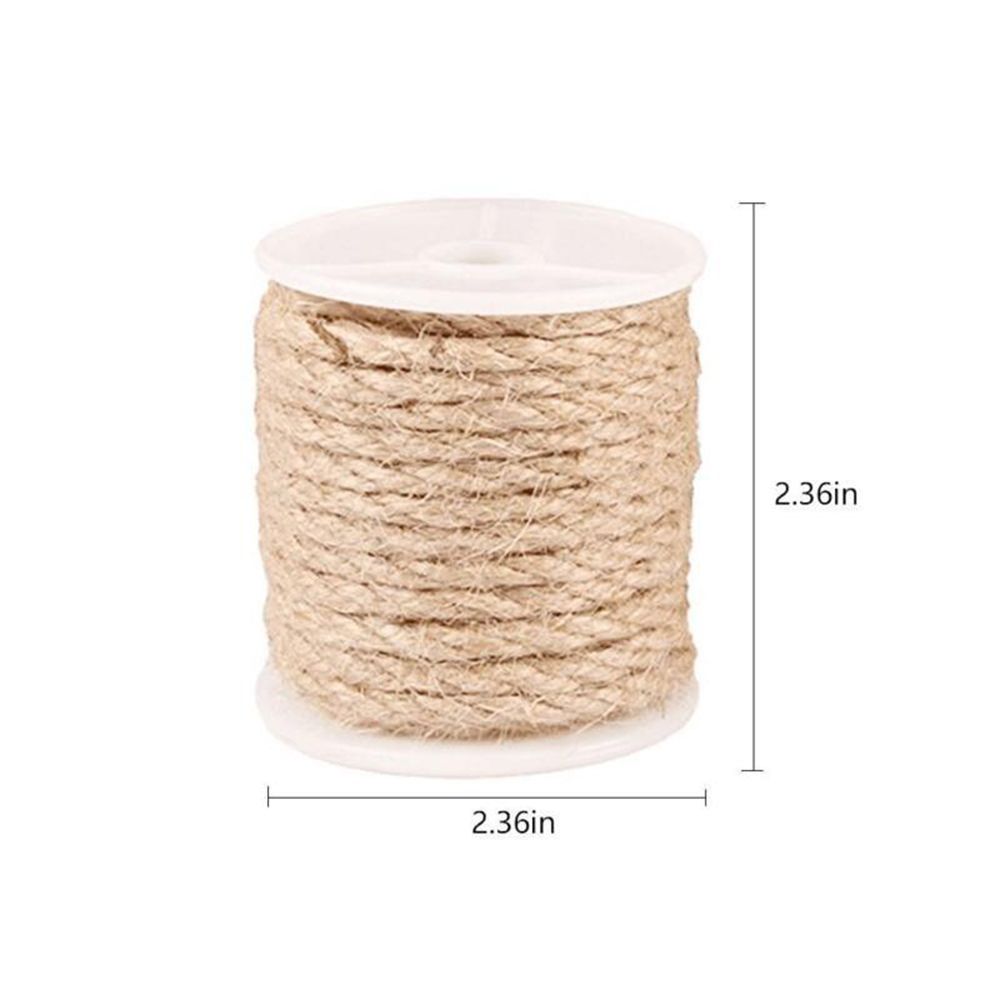 Bag Gardening Burlap Wedding Twine Thick Ribbon Party Decor DIY for Craft Cord String Jute Rope