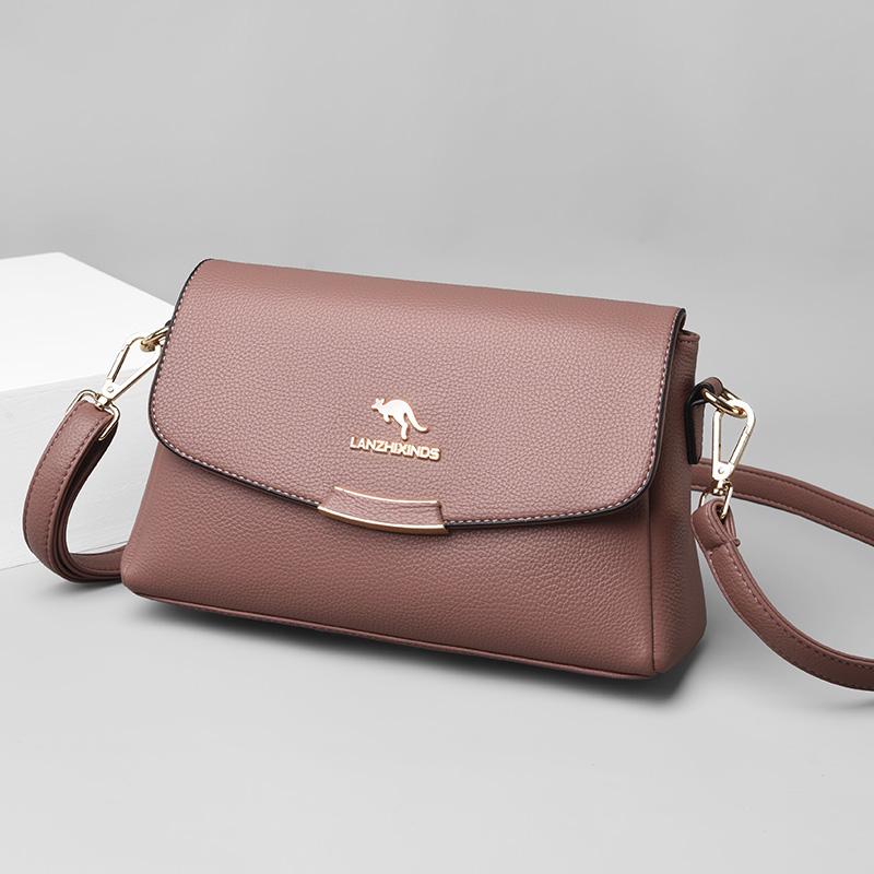 Брендовая сумка женская трендовая высококачественная кожаная сумка через плечо женская сумка-мессенджер