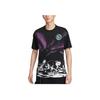Футболка Northern Lights Dri-Fit Color Block Quick-Dry Breathable с коротким рукавом для мужчин, черные FZ5280-010