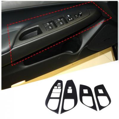 Глянцевая отделка накладки кнопки стеклоподъемника в салоне Piano Black для Infiniti G37 G25 G35