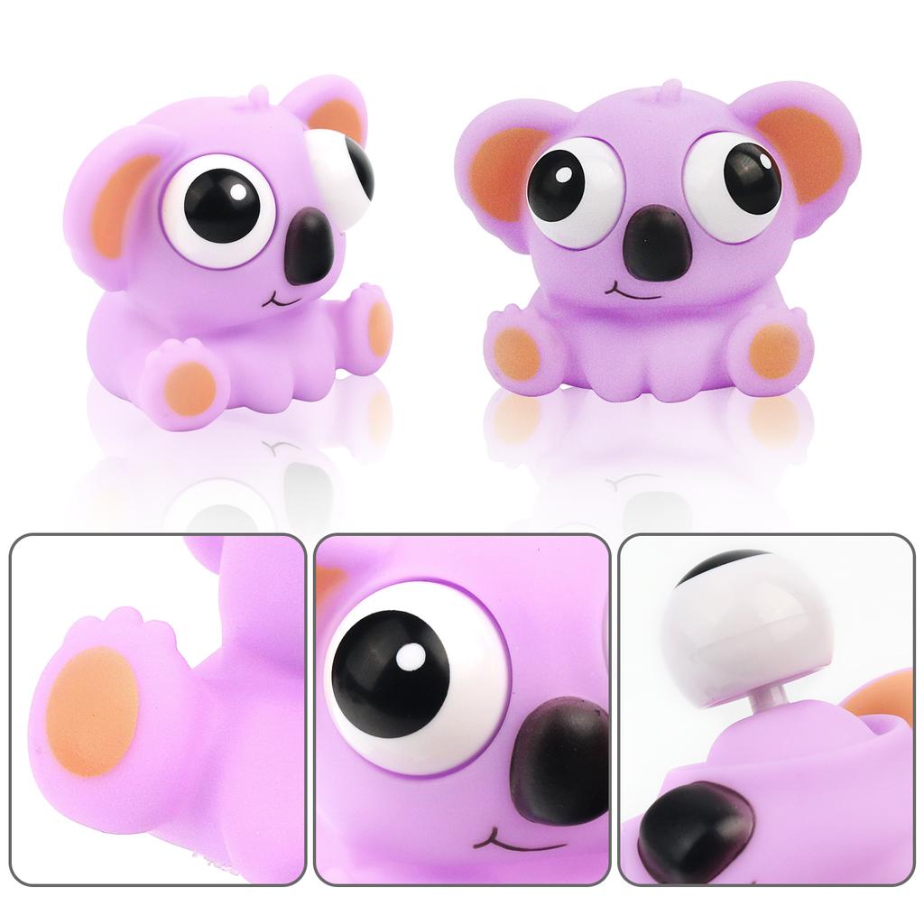 Cute Pinch Joy, взрывная игрушка для декомпрессии глаз, мультяшная щепотка с большими глазами, имитирующая животное, одна щепотка может выскочить глаза