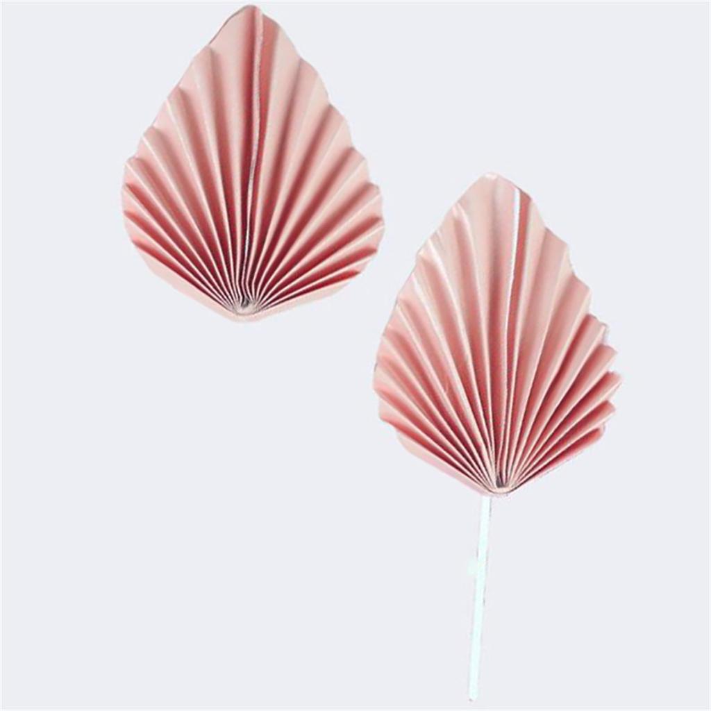 4pcs Spear Cake Topper Happy Birthday Golden Leaf Decor Wedding Baking Dessert Table Party Favors