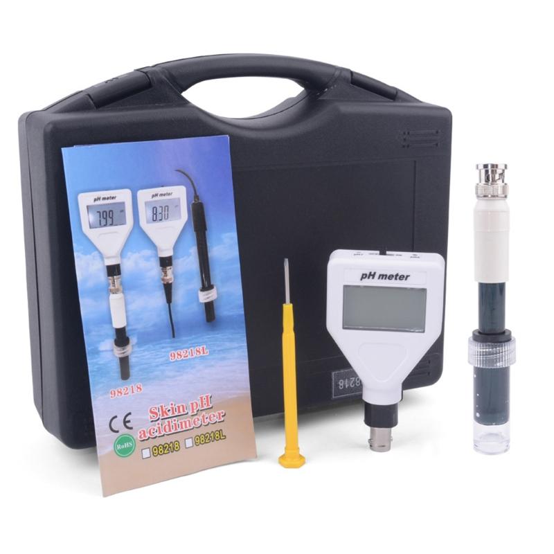 PH-метр для кожи/пищи/почвы/фруктов/мяса/лаборатории Цифровой измеритель кислотности pH-тестер Многофункциональный цифровой pH-тестер