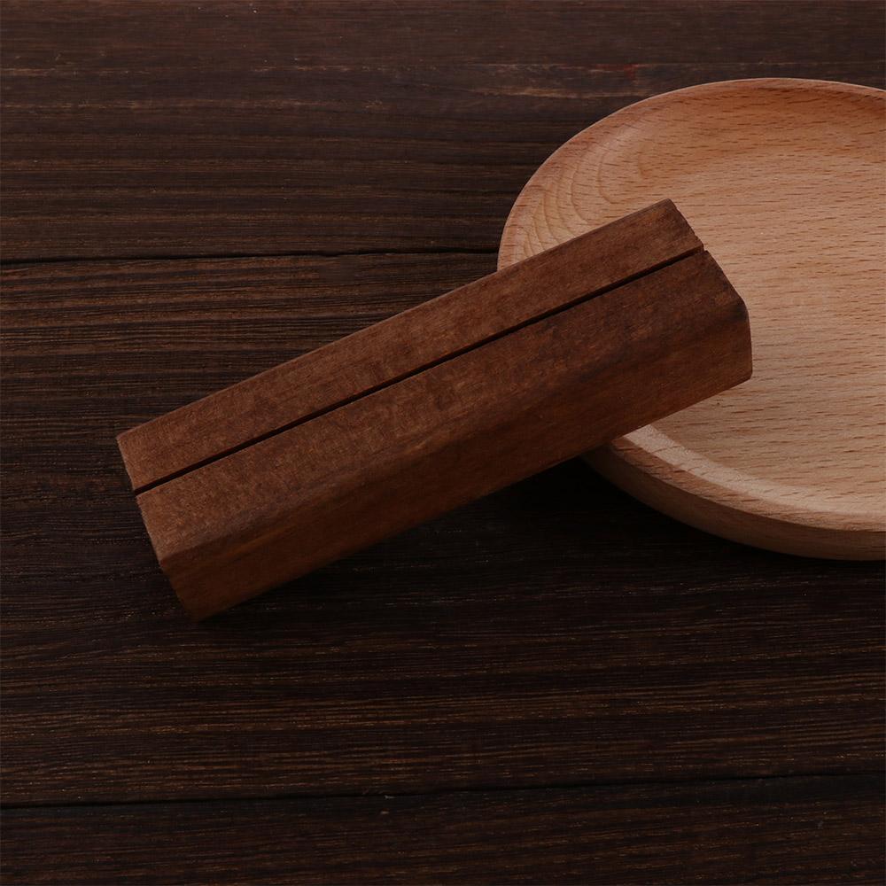 Wedding Table Number Elegant Wooden Sign Place Card Holder Display Stand Decoration Note Holder