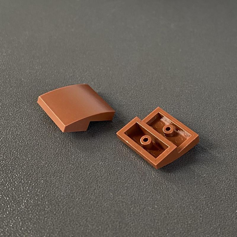 Compatible Building Block Small Particle Building Block Parts Parts 15068 Accessories 2X2X2/3 Smooth Curved Plate