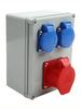 5.74*4*7.76in Wall Distributor Socket 220-250V 16A Sockets High-quality Materials Multifunctional Power Supply