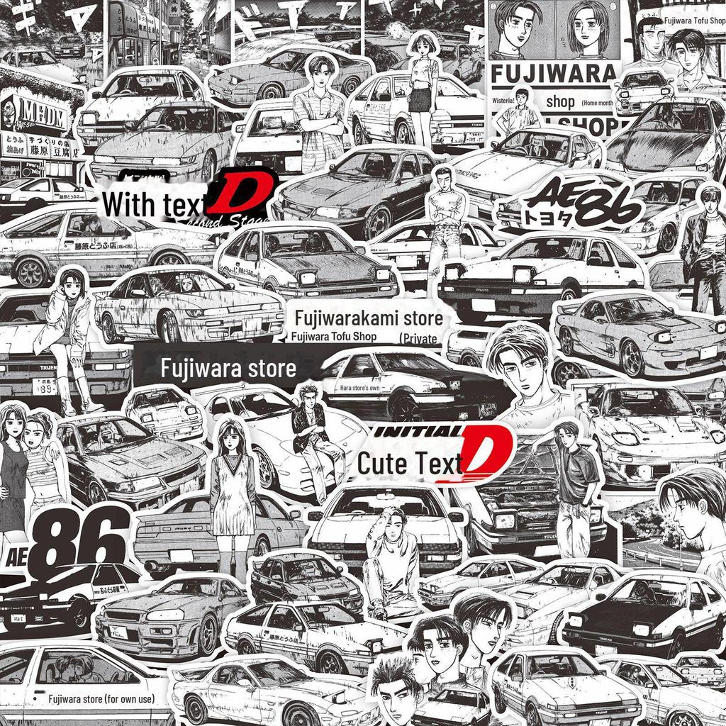 1000 черно-белых аниме-наклеек: Demon Slayer, One Piece и многое другое для украшения блокнота