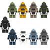 Bomb Disposal Suit SWAT Special Forces Soldier Military Weapon Army Mini Figure Blocks Bricks Model Building Kits Education Toys