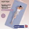 yottoy Коврик для йоги, Коврик для фитнеса, Для домашнего использования, Нескользящий, Амортизирующий, Утолщенный, Профессиональный напольный коврик, Увеличенный и расширенный, для женского танца