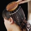 Double Sided Sandalwood Air Bag Comb Anti Static Scalp Massage Wood Comb Head Blood Circulation Nose Comb Brush Curly Hair