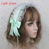 Women Lolita Headband Headdress Lace Ribbon Bowknot Japanese Sweet Cute Cosplay
