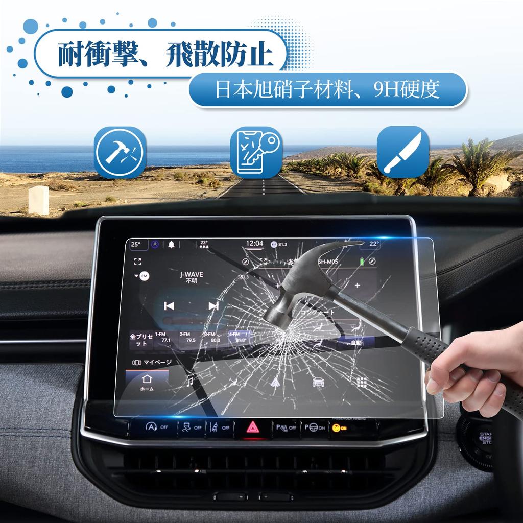 Coleya Jeep Compass 2-го поколения MP тип 2022 - Улучшенная навигационная пленка, Закаленное стекло,