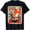 Fox Ramen Japanese Funny Graphic Kawaii Ezo Orange Fox T-Shirt