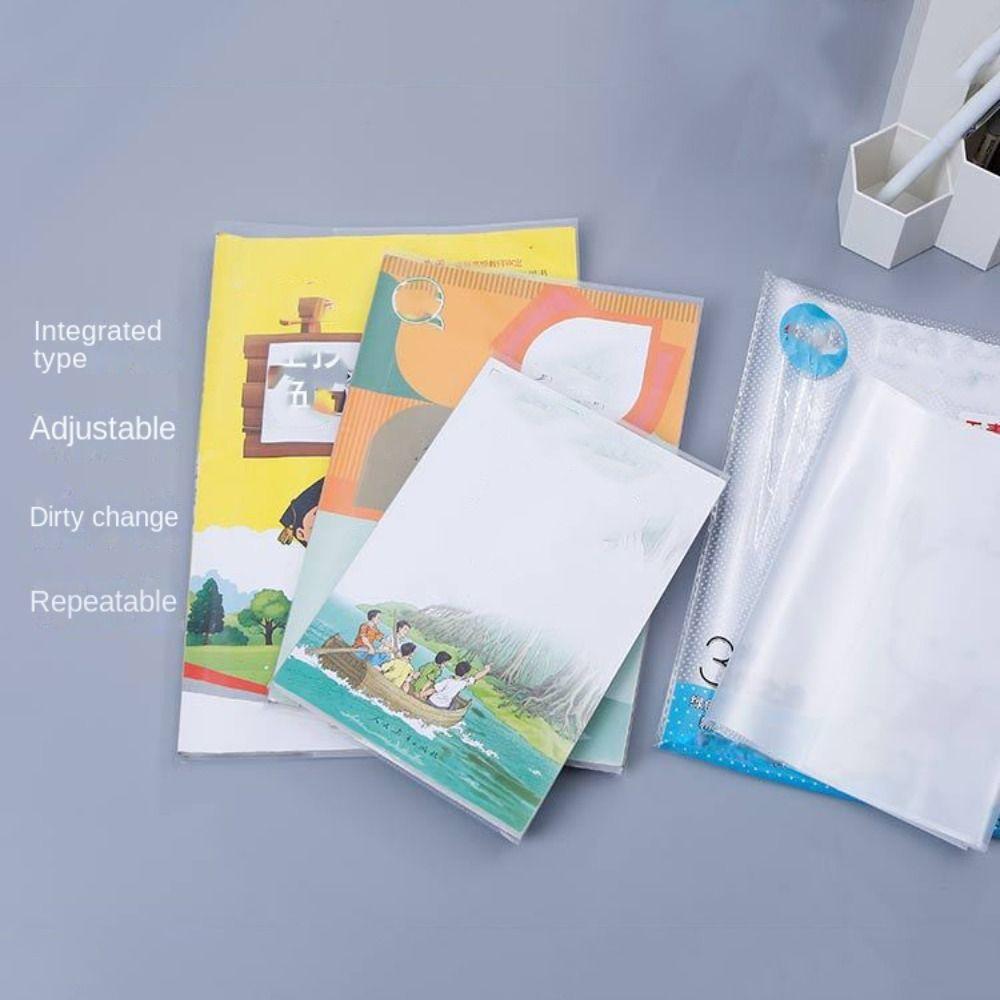 10 листов самоклеящейся защитной обложки для книг, прозрачная защитная пленка для блокнота, канцелярские принадлежности