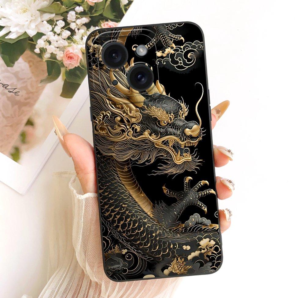 6.1'' Casing For iPhone 15 Case Fashion Cartoon Cute Funny Painted Silicone Phone Cover A3090 A2846 A3089 A3092