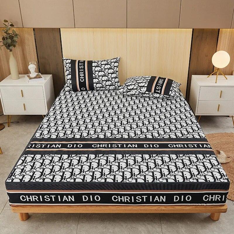 Водонепроницаемый наматрасник с застежкой-молнией, шестисторонняя кровать, защита от насекомых, наматрасник, индивидуальный размер, простыня, милый чехол на кровать