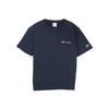 Champion Short Sleeve Crew Neck Sweatshirt Script Off Black Kids' (CK-B005), 100% Cotton, Logo,