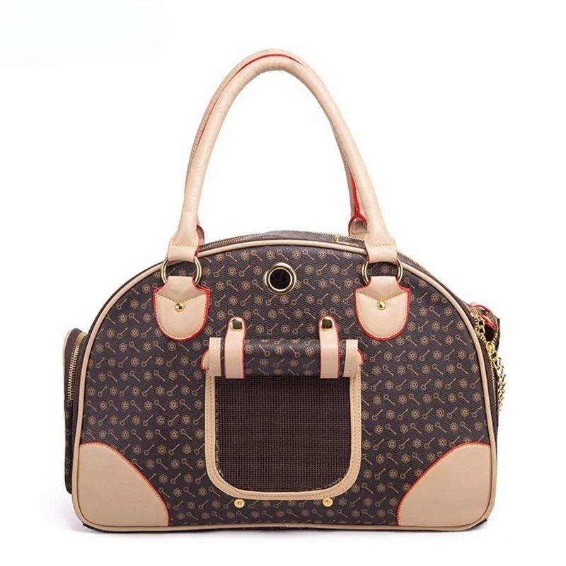 Luxury Pet Transportation Dog Bag Small Dog Carrier Outdoor Pet Shoulder Sling Foldable Portable Cat Chihuahua Yorkshire Handbag
