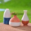 Поделка из смолы Мини-ваза для цветов из смолы Водонепроницаемая ваза для микроландшафта Настольный декор