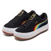 Puma Кроссовки Suede Mayu Rainbow - Черные женские 387239-01