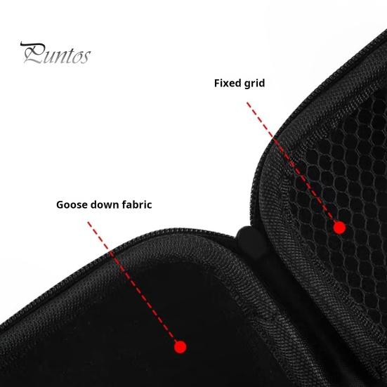 Жесткий дорожный чехол из этиленвинилацетата для Bluetooth-совместимой гарнитуры, противоударный, с сетчатым карманом, органайзер для зарядного кабеля