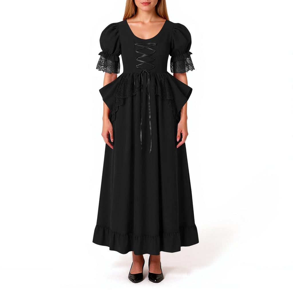 Women's Court Retro Dance Performance Costumes, Ladies' Evening Gowns, Dresses, Performance Costumes