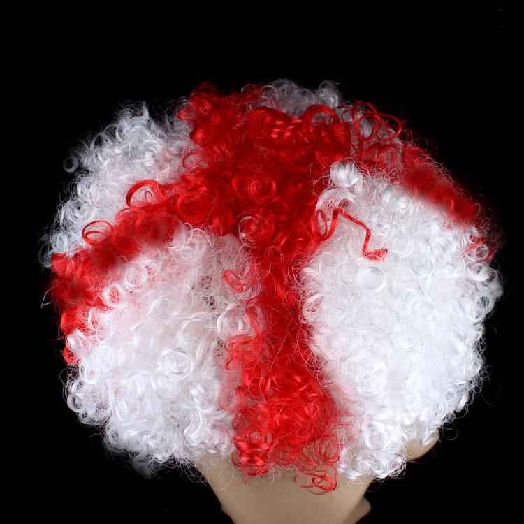 World Cup Party Wig – Colorful National Flag Hairpiece for Football Fans, Carnival & Festivals (Reusable, Hypoallergenic)