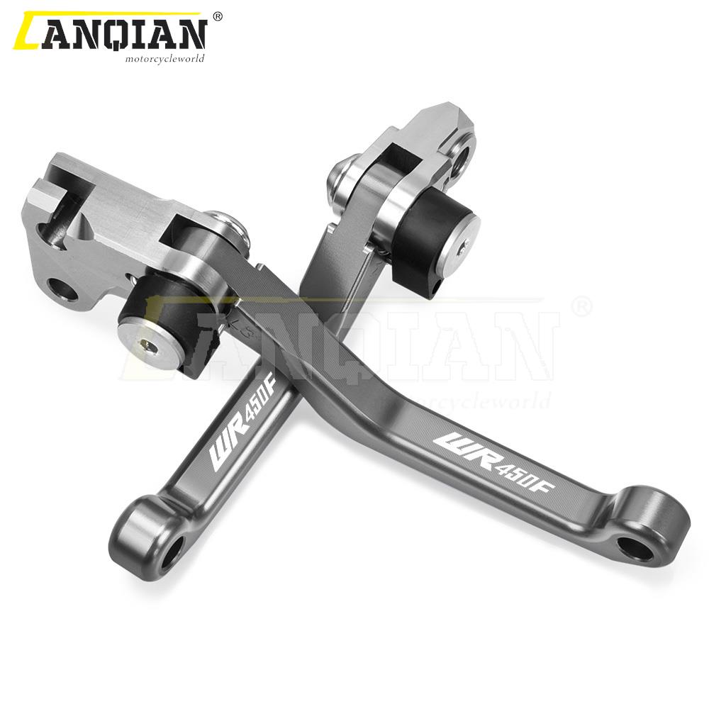 WR450F Dirt Bike Brake Clutch Levers Stunt Clutch Easy Pull Cable System Set For YAMAHA WR 450 F 2001-2023 Motocross Accessories