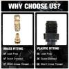 For Seastar Hydraulic Steering System Bleeder Filler Hose Boat Bleed Kit 2Pcs