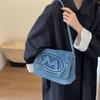 Denim Shoulder Bag Casual Postman Bag Women