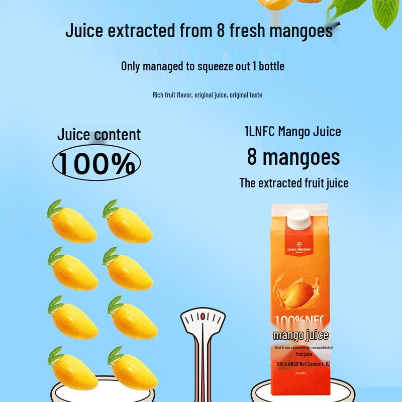 100% NFC Mango Juice 4-Pack