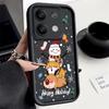 Чехол для телефона Merry Christmas Snowman Elk Print для Xiaomi 13T Pro 11T Poco F6 X6 Redmi Note 13 12 11 Pro 10, мягкий матовый противоударный защитный чехол из ТПУ