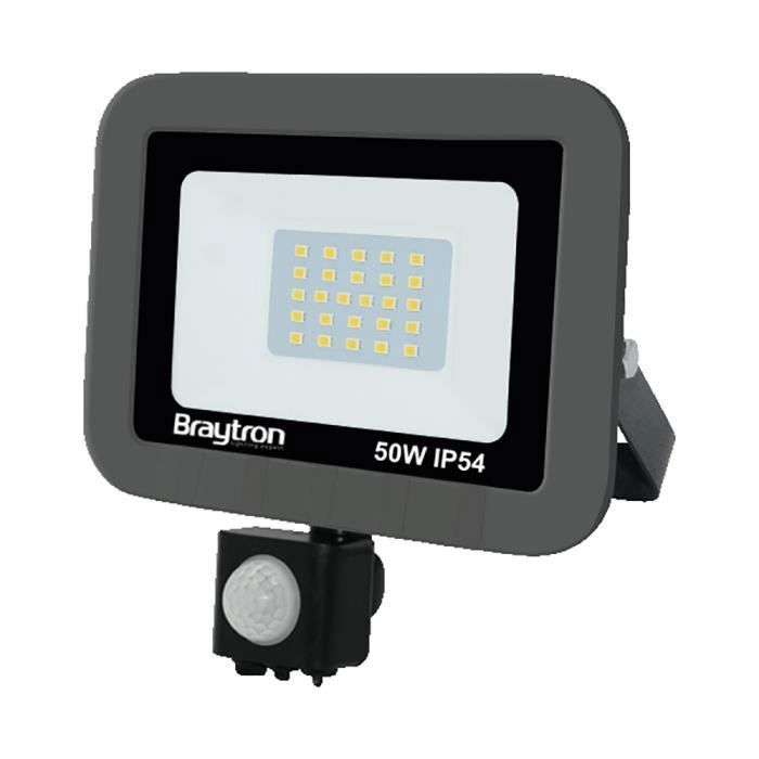 Projecteur LED 50W IP54 6500K avec détecteur
