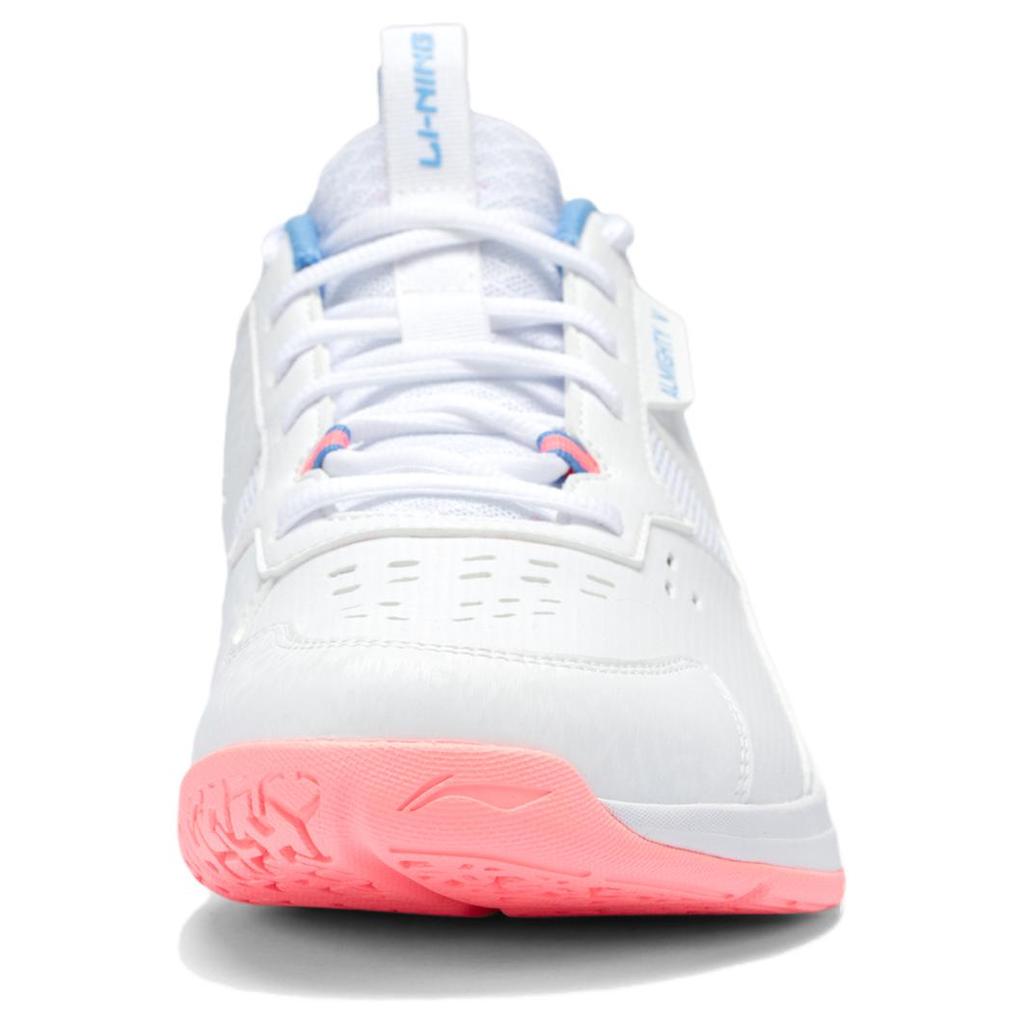 Li Ning Ace Износостойкие Дышащие Низкие Бадминтонные Кроссовки Унисекс Белый Розовый Синий AYTT001-6