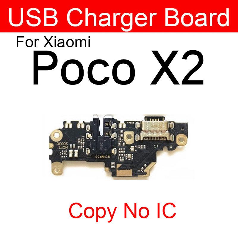 USB-зарядка док-порта, соединительная плата, гибкий кабель с микрофоном для Xiaomi Mi Poco F1 F2 Pro Poco X3 X2 C3 Mi Play, запасные части