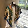Vintage Polka Dot Printed Light And Thin Scarf Cotton Feel Square Scarf Sunshade Shawl Headscarf Belt Scarf Silk Scarf