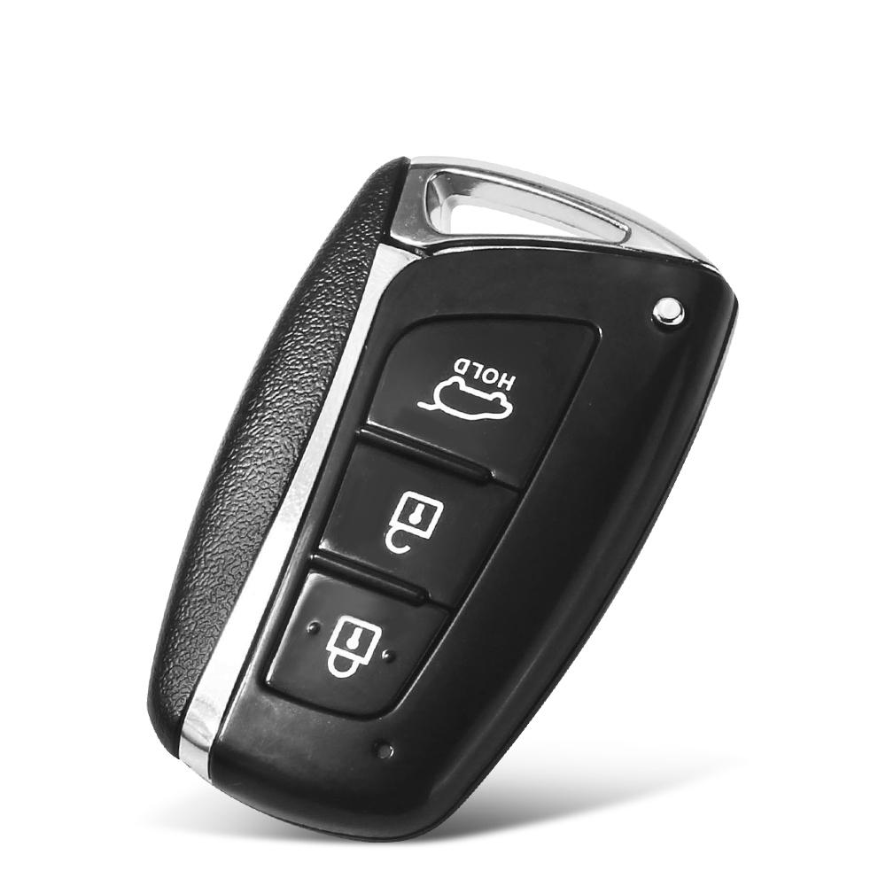 KEYYOU 3 Buttons Smart Remote Key Shell Case FOB For HYUNDAI SANTA FE IX45 2013 2014 2015 2016 2017 Genesis Equus Azera