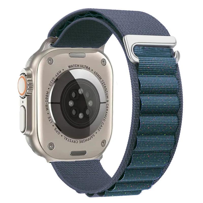 Ремешок Alpine Loop для Apple Watch Ultra 3 Ремешок 49 мм 11 10 9 8 7 46 мм 42 мм 45 мм 41 мм Нейлоновый Спортивный Браслет iWatch 6 5 SE 44 мм Ремень