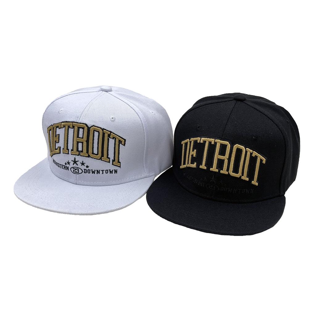 Новая американская городская вышивка DETROIT плоский козырек хип-хоп кепка повседневная хип-хоп кепка бейсболка